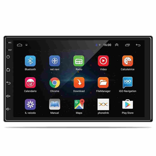 Godryft 10" Inch 2GB RAM 16GB ROM Android Car Android Touch Screen Set Supports Wi-fi, Bluetooth, Hi-Fi Audio with Super Bass, 1.3 GHz Processor, GPS, Screen Mirror/Cast, Equalizer Car Stereo (Double Din)